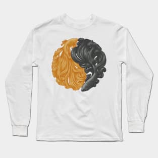 Yin and Yang Fish Long Sleeve T-Shirt